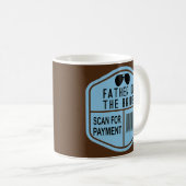 Scannen naar betaling Vader van het bruidhuwelijk Koffiemok (Voorkant rechts)