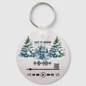 Scannen naar , "Let it Snow"-Sleutelhanger Sleutelhanger (Achterkant)