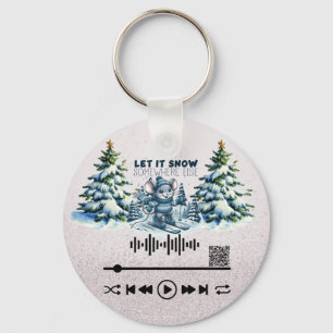 Scannen naar , "Let it Snow"-Sleutelhanger Sleutelhanger