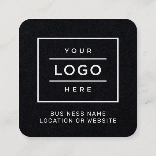 Scannen naar onze aangepaste QR-code voor menu Bla Vierkante Visitekaartje (Achterkant)