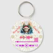 Scannen naar Rudolph's Nose Sleutelhanger (Voorkant)