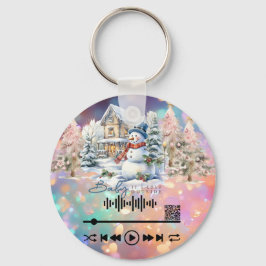 Scannen naar Spotify, "Cold outside"-Sleutelhanger Sleutelhanger