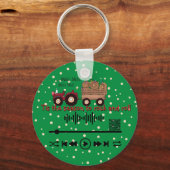 Scannen naar "Tis het seizoen naar" Sleutelhanger (Voorkant)