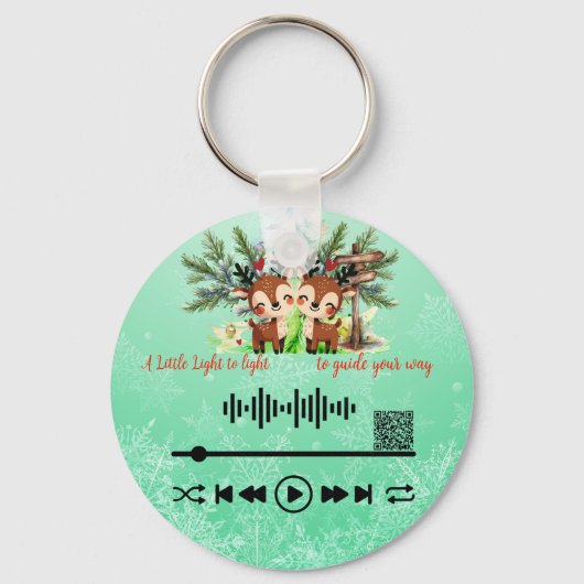 Scannen naar, uw weg leiden Sleutelhanger (Voorkant)