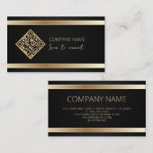 Scannen naar verbinding met de QR-code voor social Visitekaartje (Voorkant / Achterkant)