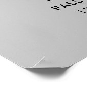 Scannen naar verbinding met WiFi-netwerk QR-code m Poster (Hoek)