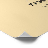 Scannen naar verbinding met WiFi-netwerk QR-code m Poster (Hoek)