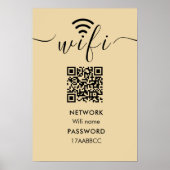 Scannen naar verbinding met WiFi-netwerk QR-code m Poster (Voorkant)