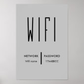 Scannen naar verbinding met WiFi-netwerk QR-code W Poster (Voorkant)