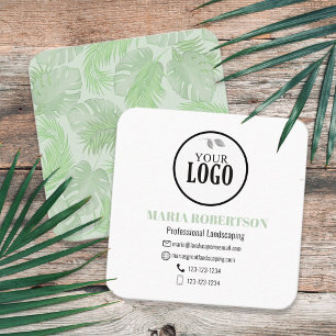Scannen naar verbinding   QR Code Company Logo Pal Vierkante Visitekaartje