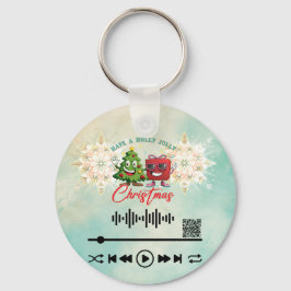 Scannen naar video, " A Jolly Holly " Sleutelhanger