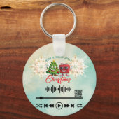 Scannen naar video, " A Jolly Holly " Sleutelhanger (Voorkant)