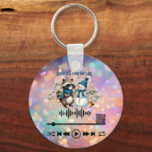 Scannen naar video, "Cold outside"-Sleutelhanger Sleutelhanger (Voorkant)