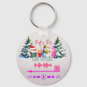 Scannen naar video, "Cold Outside"-Sleutelhanger Sleutelhanger (Voorkant)