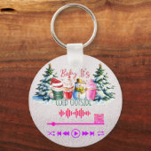 Scannen naar video, "Cold Outside"-Sleutelhanger Sleutelhanger (Voorkant)