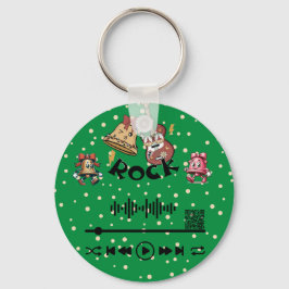 Scannen naar video, "Dit is het seizoen voor" Sleutelhanger