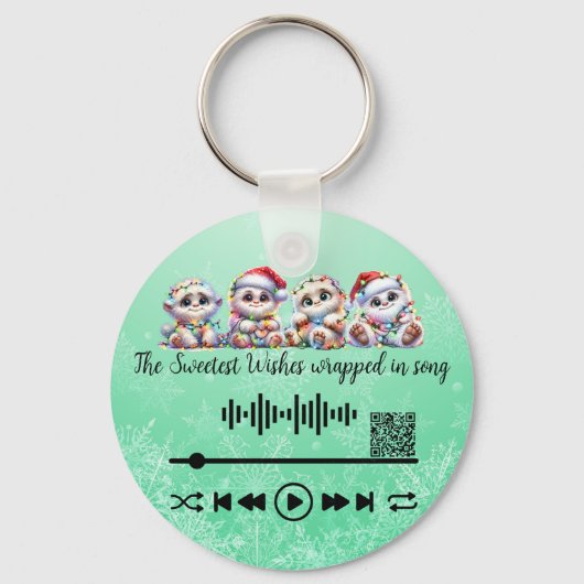 Scannen naar video, Gezocht voor kerst Sleutelhang Sleutelhanger (Voorkant)