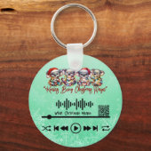 Scannen naar video, kerstmagie sleutelhanger (Voorkant)