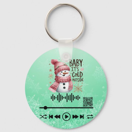 Scannen naar video, "koud buiten sleutelhanger (Voorkant)