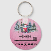 Scannen naar video, "Let's get Frosted" Chain Sleutelhanger (Voorkant)