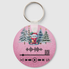 Scannen naar video, "Let's get Frosted" Chain Sleutelhanger