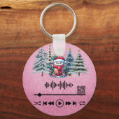 Scannen naar video, "Let's get Frosted" Chain Sleutelhanger (Voorkant)