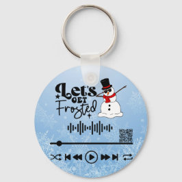 Scannen naar video, "Let's get Frosted" Sleutelhanger