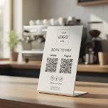 Scannen naar zakelijke Logo Qr-code betalen Reclamebord Met Voetstuk<br><div class="desc">Introductie van ons moderne voetstuk, een naadloze mix van functionaliteit en merkpromotie, minutieus gemaakt voor toekomstgerichte kleine bedrijven. Dit teken is uw metgezel in het omarmen van contactloos betalen, zodat transacties zo snel als een fluitje van een cent zijn. Het versieren van de bovenkant is uw aangepaste logo, een stempel...</div>