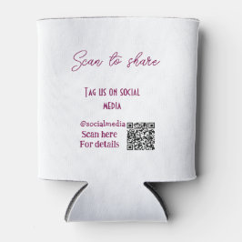 Scannen om ons label te delen op sociale media QR- Blikjeskoeler