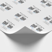 Scannen om q of code paypal venmo te betalen Voeg  Cadeaupapier (Hoek)