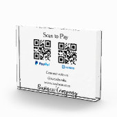 Scannen om q of code paypal venmo te betalen Voeg  Fotoblokken (Rechts)