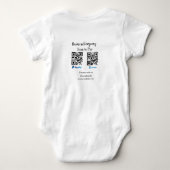 Scannen om q of code paypal venmo te betalen Voeg Romper (Achterkant)