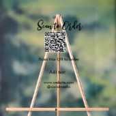 Scannen om QR-code te scannen Website-e-mail toevo Acryl Bord (Neutraal)
