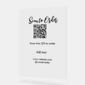 Scannen om QR-code te scannen Website-e-mail toevo Acryl Bord (Hoek)
