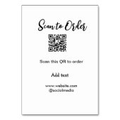 Scannen om QR-code te scannen Website-e-mail toevo Kaart (Voorkant)