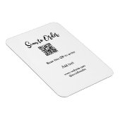 Scannen om QR-code te scannen Website-e-mail toevo Magneet (Rechterzijde)