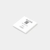 Scannen om QR-code te scannen Website-e-mail toevo Post-it® Notes (Schuin)