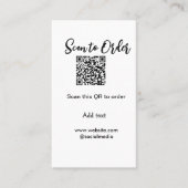 Scannen om QR-code te scannen Website-e-mail toevo Visitekaartje (Voorkant)