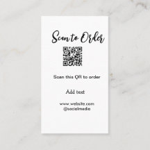 Scannen om QR-code te scannen Website-e-mail toevo
