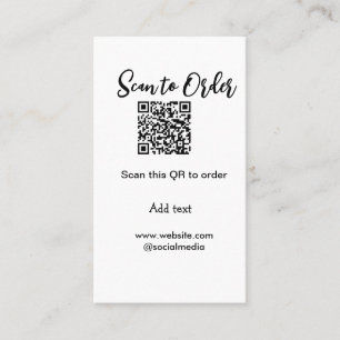 Scannen om QR-code te scannen Website-e-mail toevo Visitekaartje