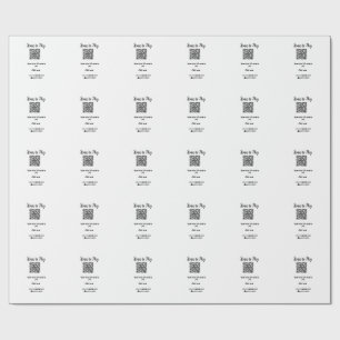 Scannen om te betalen QR-code scannen website e-ma Cadeaupapier