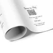 Scannen om te betalen QR-code scannen website e-ma Cadeaupapier (Rol Hoek)