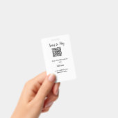 Scannen om te betalen scan QR-code website e-mailg Badge (Handheld)