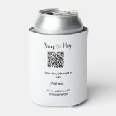 Scannen om te betalen Scannen QR-code toevoegen we Blikjeskoeler (Blikje Voorkant)