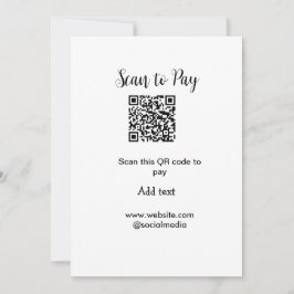 Scannen om te betalen Scannen QR-code toevoegen we Feestdagenkaart