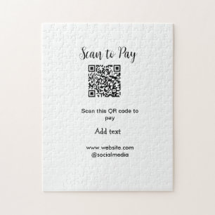 Scannen om te betalen Scannen QR-code toevoegen we Legpuzzel