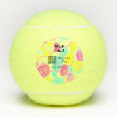 Scannen om te betalen Voeg Q R business logo regen Tennisballen (Voorkant)