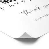 Scannen van QR-code Mobiel afhandelen Business Poster (Hoek)