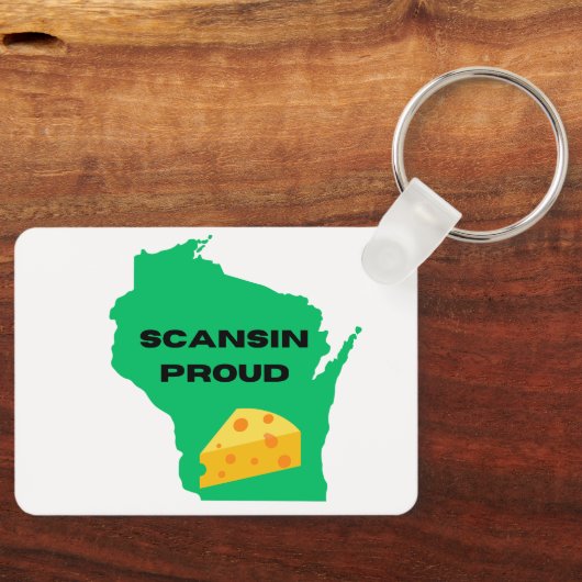 Scansin (Wisconsin) Trots! Sleutelhanger (Voorkant)