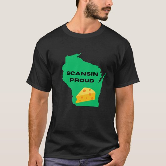 Scansin (Wisconsin) Trots! T-shirt (Voorkant)